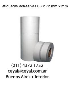 etiquetas adhesivas 86 x 72 mm x mm