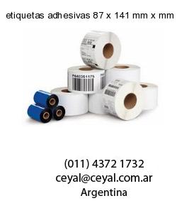 etiquetas adhesivas 87 x 141 mm x mm