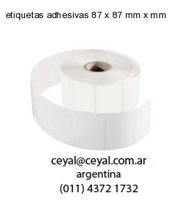 etiquetas adhesivas 87 x 87 mm x mm