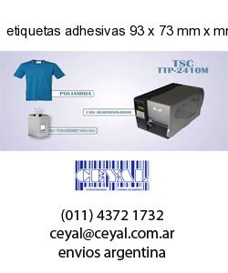 etiquetas adhesivas 93 x 73 mm x mm