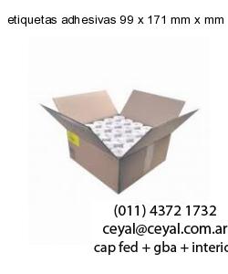etiquetas adhesivas 99 x 171 mm x mm