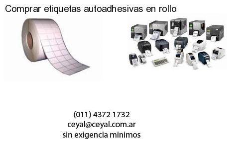 Comprar etiquetas autoadhesivas en rollo