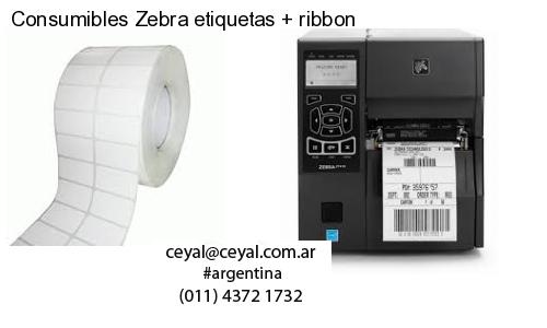 Consumibles Zebra etiquetas   ribbon