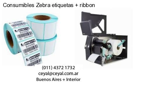 Consumibles Zebra etiquetas   ribbon