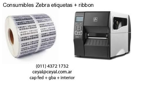 Consumibles Zebra etiquetas   ribbon