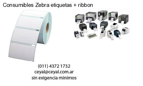 Consumibles Zebra etiquetas   ribbon