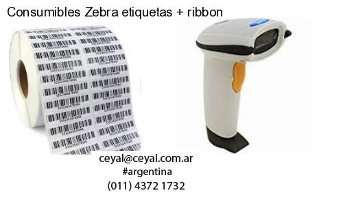 Consumibles Zebra etiquetas   ribbon