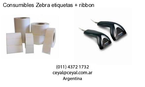 Consumibles Zebra etiquetas   ribbon