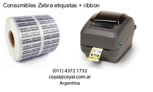 Consumibles Zebra etiquetas   ribbon