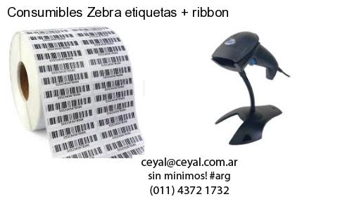 Consumibles Zebra etiquetas   ribbon