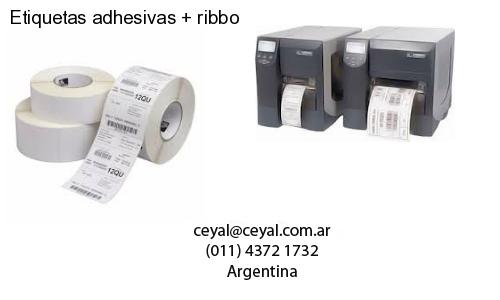 Etiquetas adhesivas   ribbo