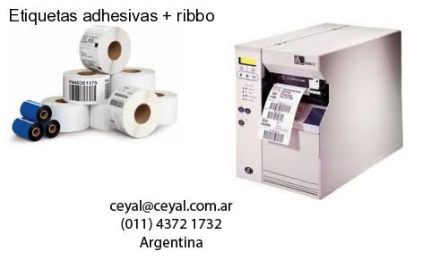 Etiquetas adhesivas ribbo