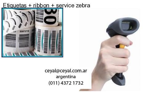 Etiquetas   ribbon   service zebra