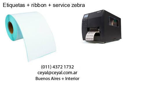 Etiquetas   ribbon   service zebra