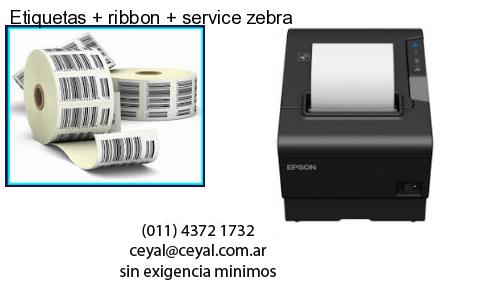 Etiquetas   ribbon   service zebra