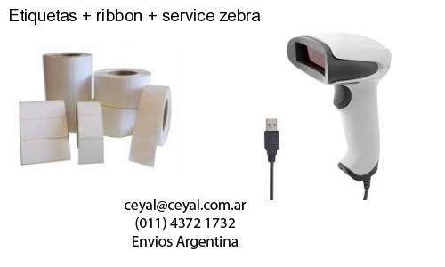 Etiquetas   ribbon   service zebra