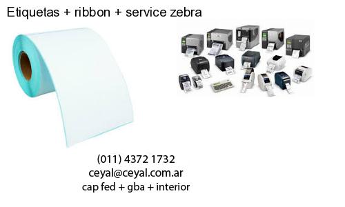 Etiquetas   ribbon   service zebra