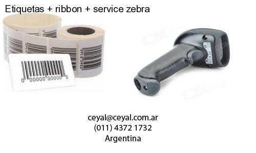 Etiquetas   ribbon   service zebra