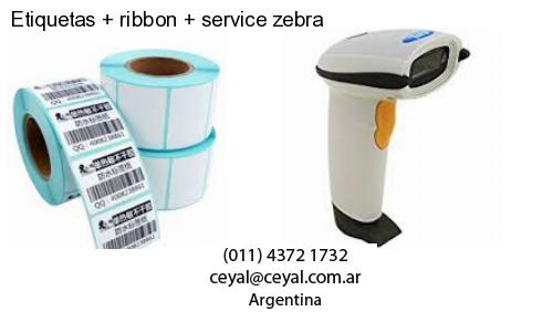 Etiquetas   ribbon   service zebra