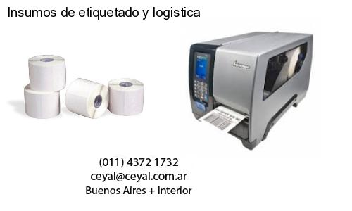 Insumos de etiquetado y logistica
