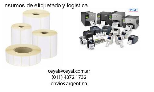 Insumos de etiquetado y logistica