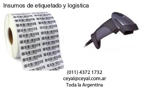 Insumos de etiquetado y logistica