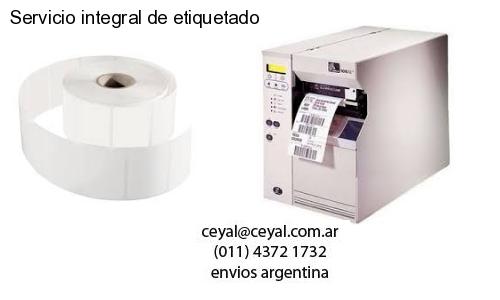 Servicio integral de etiquetado