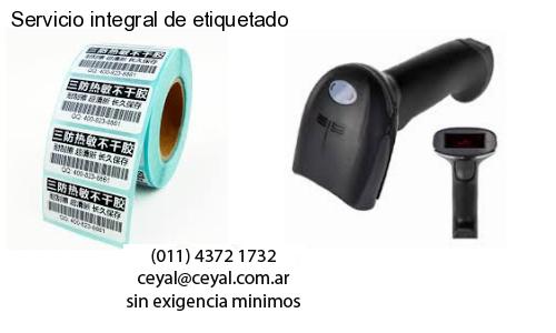 Servicio integral de etiquetado