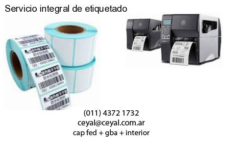 Servicio integral de etiquetado