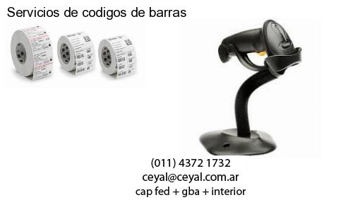 Servicios de codigos de barras