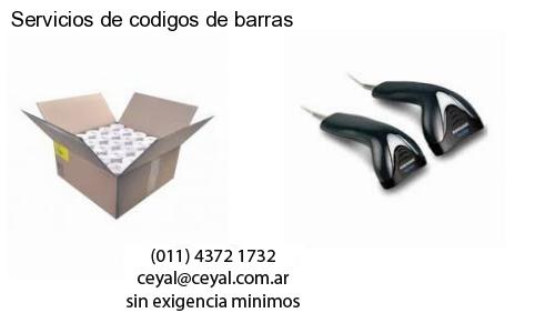 Servicios de codigos de barras