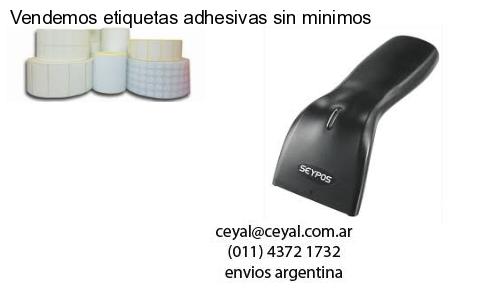 Vendemos etiquetas adhesivas sin minimos