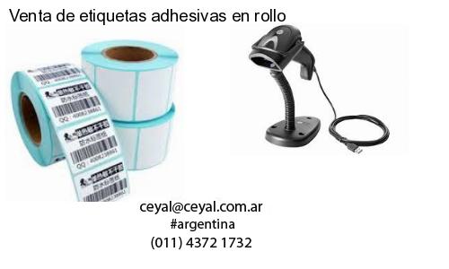 Venta de etiquetas adhesivas en rollo