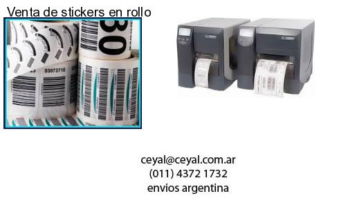 Venta de stickers en rollo