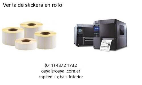 Venta de stickers en rollo