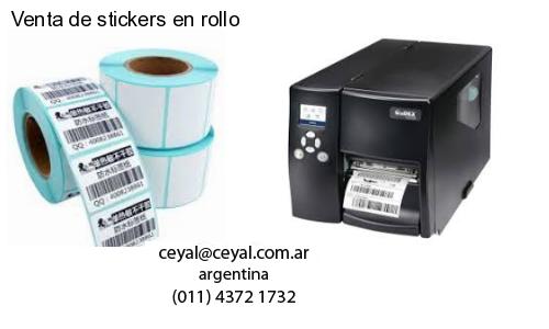 Venta de stickers en rollo