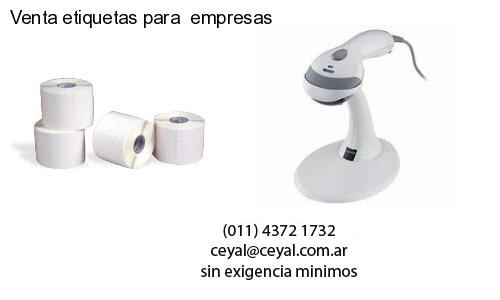 Venta etiquetas para  empresas