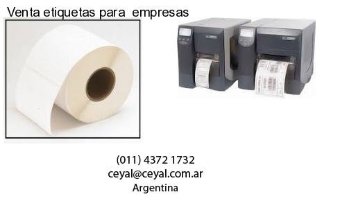 Venta etiquetas para  empresas