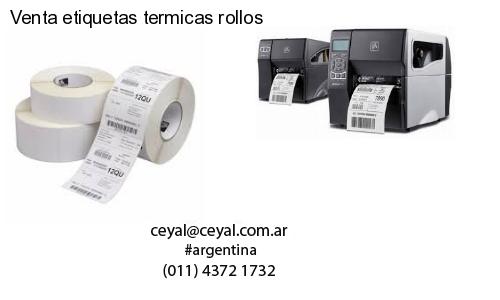 Venta etiquetas termicas rollos