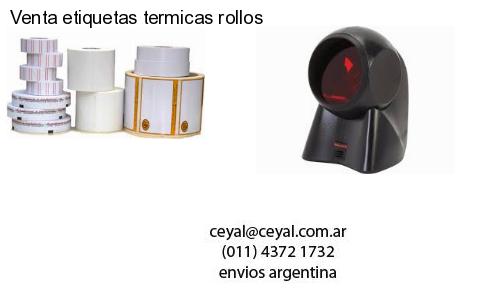 Venta etiquetas termicas rollos