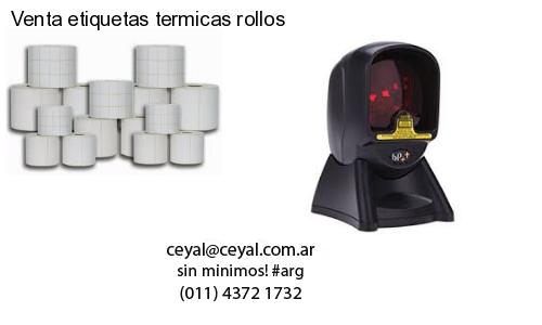 Venta etiquetas termicas rollos