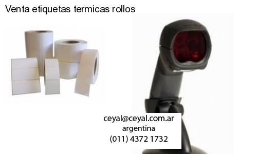 Venta etiquetas termicas rollos