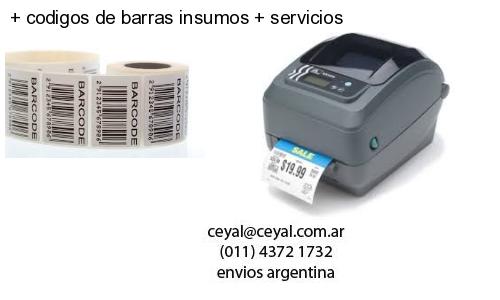   codigos de barras insumos   servicios