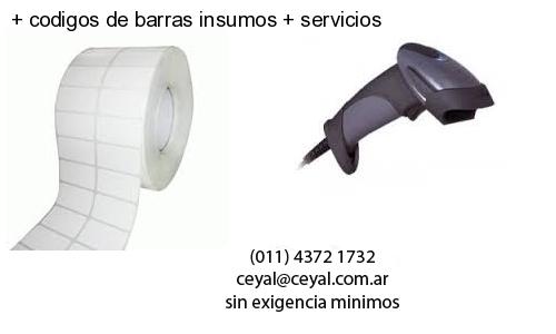   codigos de barras insumos   servicios