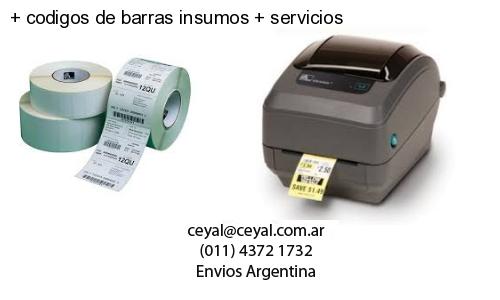   codigos de barras insumos   servicios