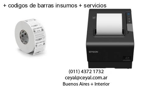 codigos de barras insumos servicios