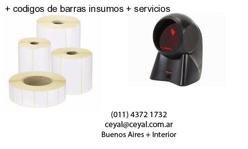 codigos de barras insumos servicios