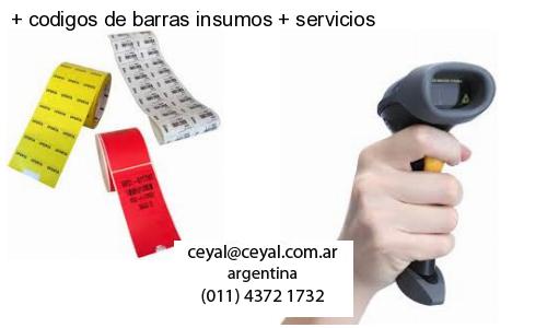   codigos de barras insumos   servicios