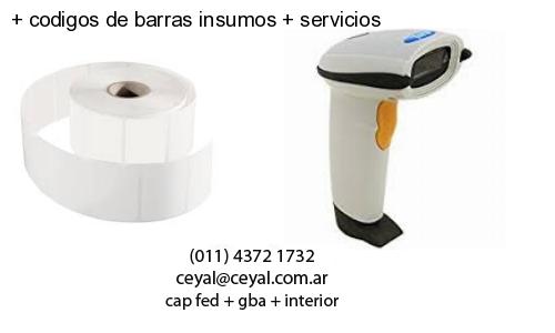   codigos de barras insumos   servicios