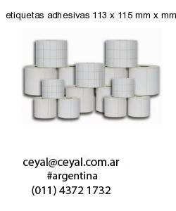 etiquetas adhesivas 113 x 115 mm x mm